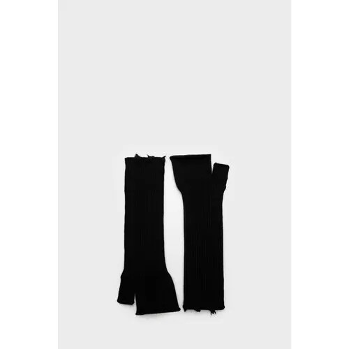 Перчатки Andrea Ya’aqov knitted gloves black для мужчин цвет черный