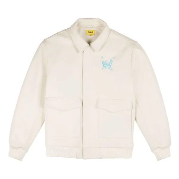 Куртка GOLF WANG Airbrush Heart Bomber 'Ivory', кремовый