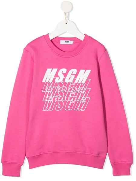 MSGM Kids толстовка с логотипом