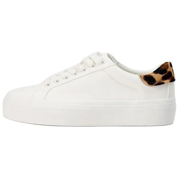 Кроссовки ZARA Skateboarding Shoes Women's Low-top White, белый