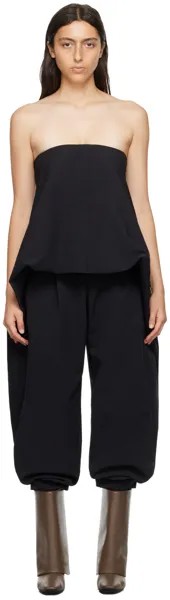 Черные брюки с капюшоном ISSEY MIYAKE