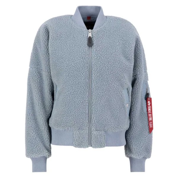 Куртка Alpha Industries MA-1 VF Teddy, серый