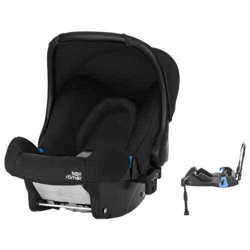 Автокресло-переноска группа 0+ (до 13 кг) BRITAX ROMER Baby-Safe + Belted Base, Cosmos Black