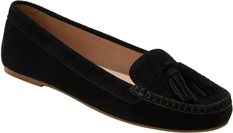 Балетки Melnick Tassel Moc - Suede Jack Rogers, черный