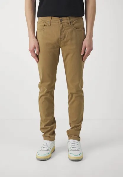 Брюки SLIMMY TAPERED  7 for all mankind, бежевый