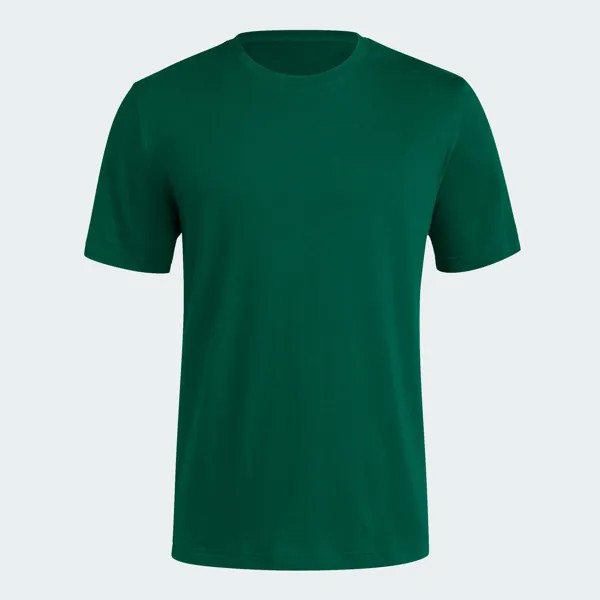 Мужская футболка adidas Playmaker с коротким рукавом, цвет Dark Green / Dark Green