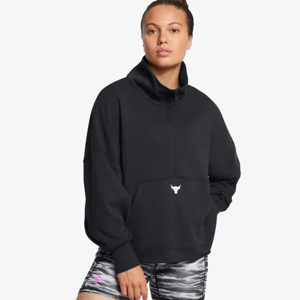 Pjt Rck пуловер с полумолнией и толстовкой Under Armour, черный