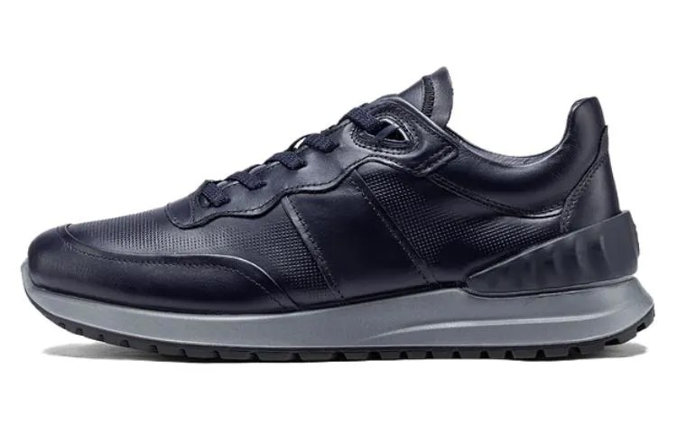Кроссовки ecco Astir Lifestyle Shoes Men Low-top Midnight Blue, синий