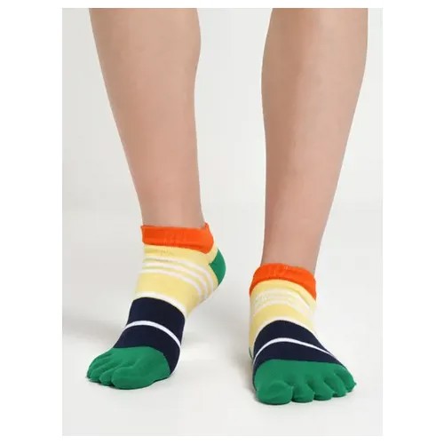 Мужские носки , 1 пара, укороченные, размер 39-44, зеленый