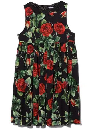 Dolce & Gabbana Kids платье без рукавов с принтом