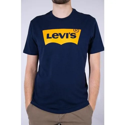 Levi's синяя футболка с логотипом Regular Fit T-shirt