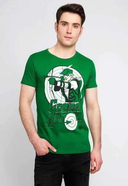 Футболка с принтом ARROW LOGOSHIRT, цвет grün