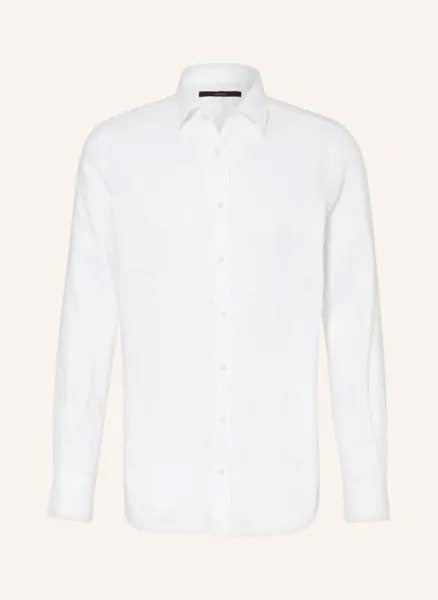 Льняная рубашка lapo extra slim fit Windsor., белый