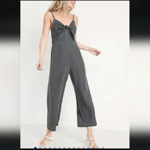 Комбинезон Old Navy Faded Black с завязками спереди, размер XXL