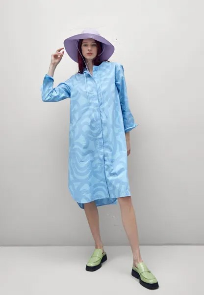 Платье-рубашка Marimekko, голубой/синий