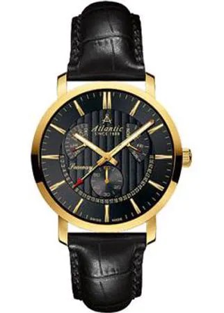 Швейцарские наручные  мужские часы Atlantic 63560.45.61. Коллекция Seaway