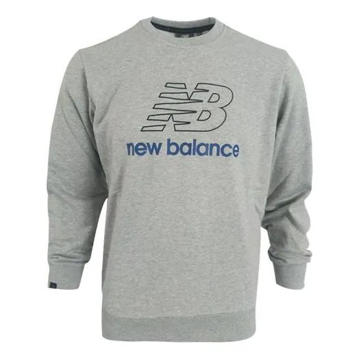 Толстовка New Balance Men's New Balance Athleisure Casual Sports Knit Round Neck Pullover Gray, серый