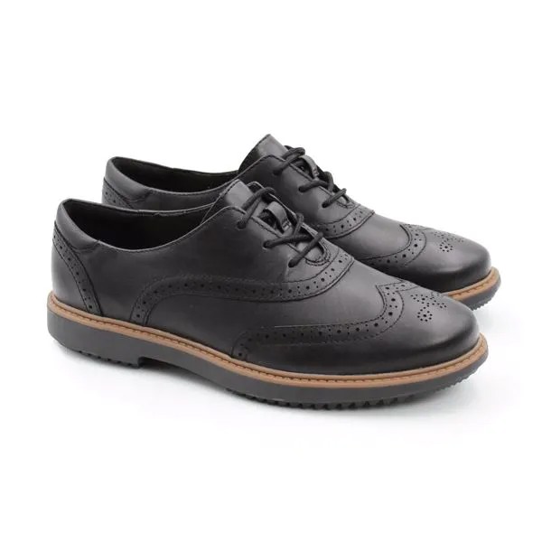 Женские оксфорды брогированные Clarks(Raisie Hilde 26136342), черные