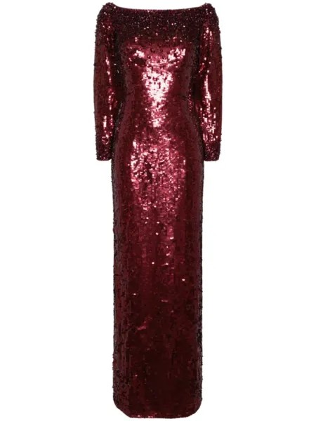 Jenny Packham платье Ballroom Blitz с пайетками, красный