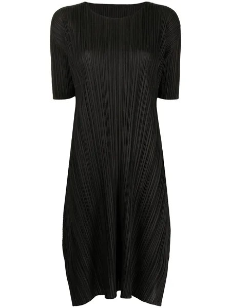 Pleats Please Issey Miyake плиссированное платье миди Mellow