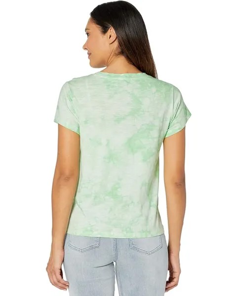 Футболка Sanctuary Perfect Tee, цвет Pistachio Tie-Dye