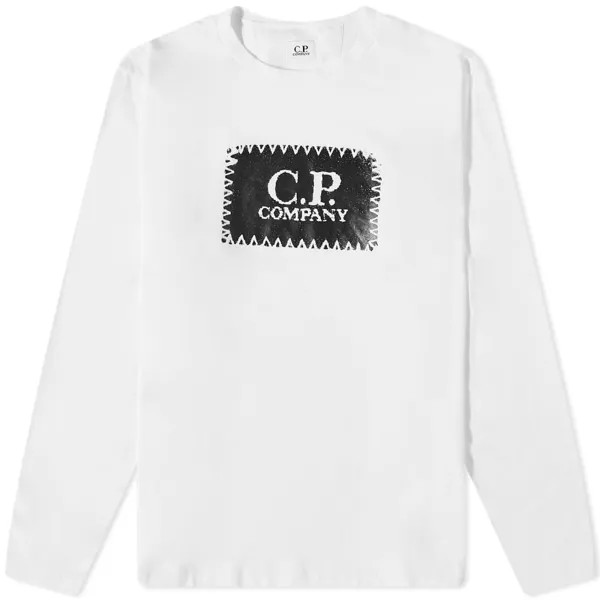 Футболка C.P. Company Long Sleeve Patch Logo Tee