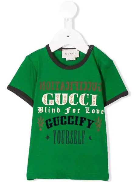 Gucci Kids футболка Guccification