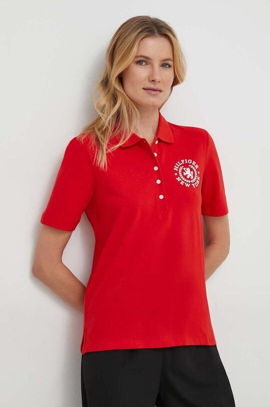 Поло Tommy Hilfiger, красный