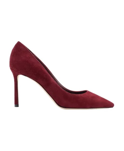 Замшевые туфли на шпильке Jimmy Choo, красный