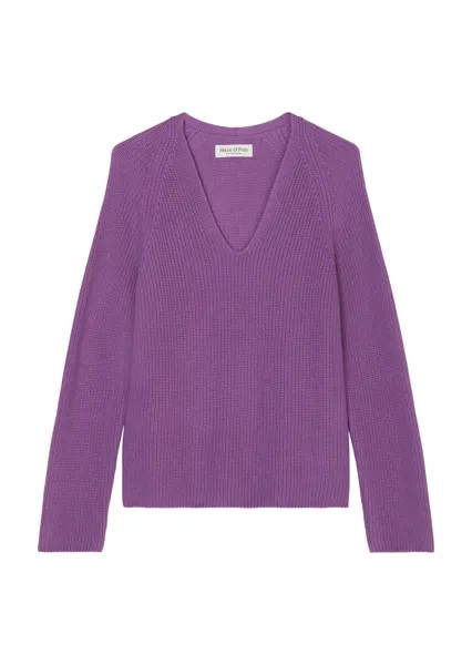 Свитер Marc O'Polo V Neck Strick relaxed, цвет bright lilac