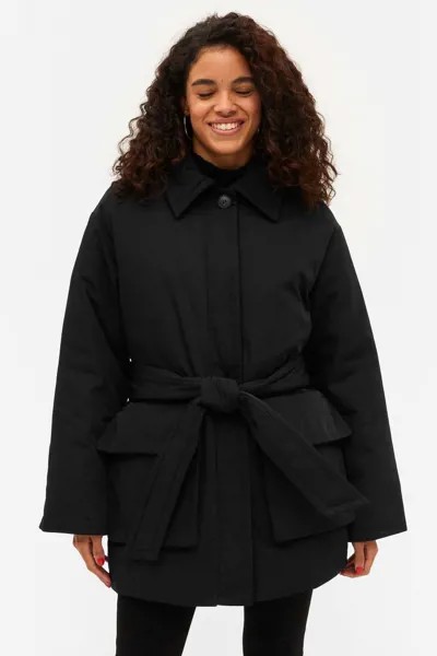 Плащ женский Monki 1089616001 черный L (доставка из-за рубежа)