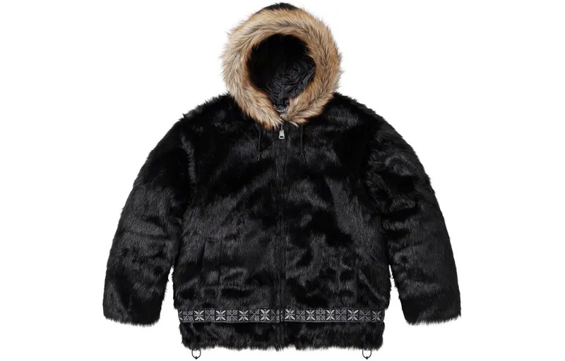 Коллекция осень/зима FW23 Парка Пальто унисекс Supreme, коричневый