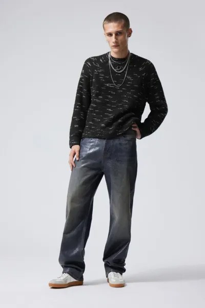 Пуловер с рукавами реглан свободного кроя H&M, черный
