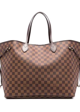 Louis Vuitton сумка-тоут Damier Ebène Neverfull GM 2008-го года