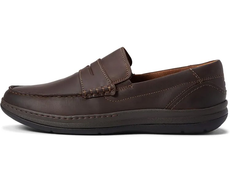 Лоферы Central Moc Toe Penny Leather Florsheim, коричневый