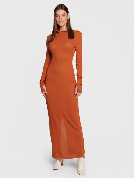 Трикотажное платье обычного кроя American Vintage, оранжевый
