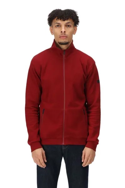 Флисовая толстовка 'Felton' Sustainable Cotton Full-Zip Bomber Jacket Regatta, красный