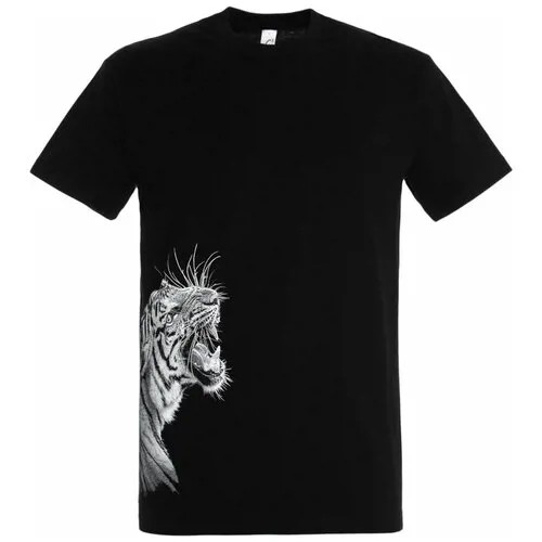 Футболка Like a Tiger, черная, размер S