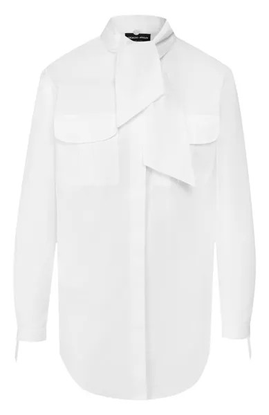 Хлопковая блузка Giorgio Armani