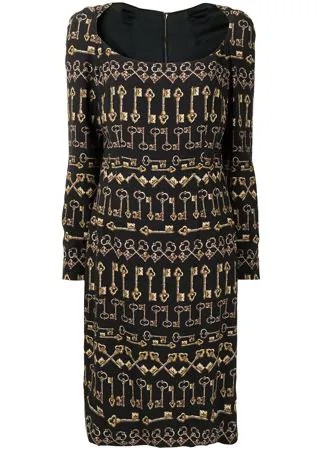 Dolce & Gabbana Pre-Owned платье миди с принтом