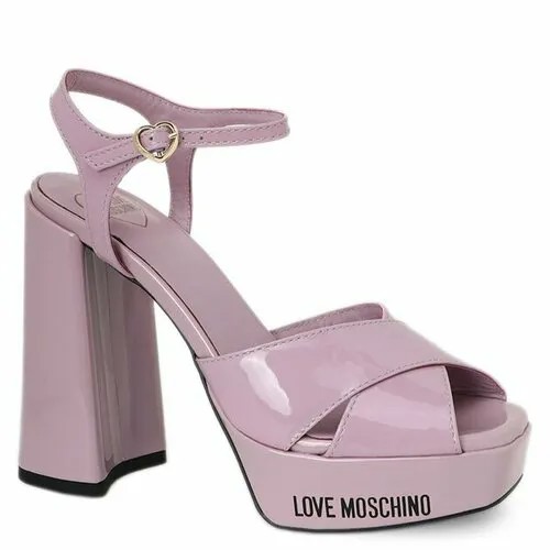 Босоножки LOVE MOSCHINO, размер 35, фиолетовый