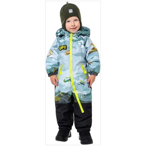Комбинезон демисезонный для мальчика Nikastyle 8м1922, жёлтый, размер 86