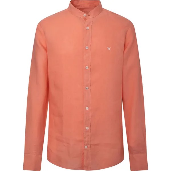 Рубашка с длинным рукавом Hackett Garment Dyed P, оранжевый
