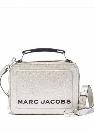 Marc Jacobs сумка через плечо The Box 23 с эффектом металлик