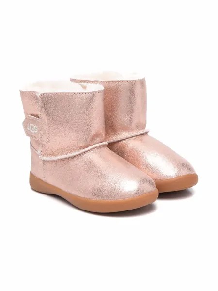 UGG Kids ботинки с эффектом металлик