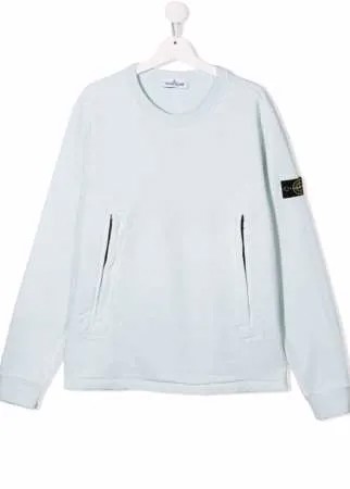 Stone Island Junior толстовка с нашивкой