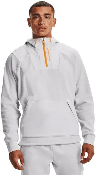 Анорак мужской Under Armour Rush Fleece Hoodie серый 2XL