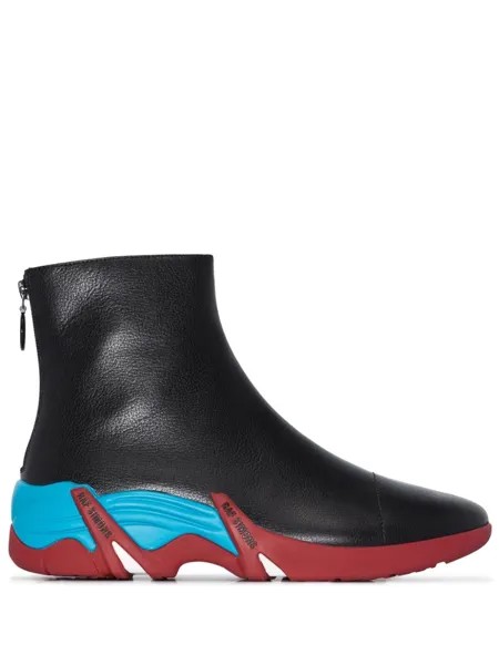 Raf Simons высокие кроссовки Cylon, черный