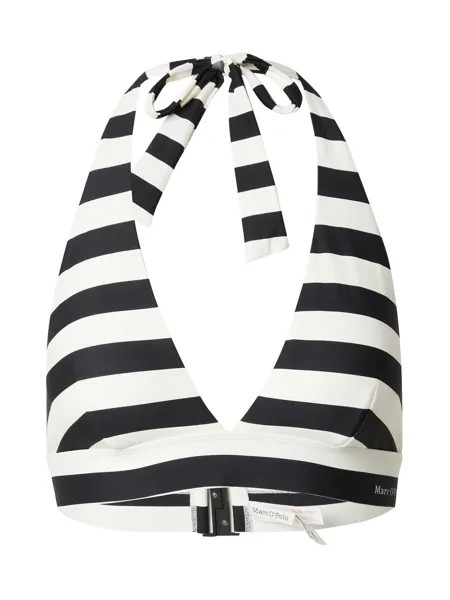 Топ бикини Marc O'Polo MARC OPOLO TRIANGLE BIKINI TOP, черный/белый