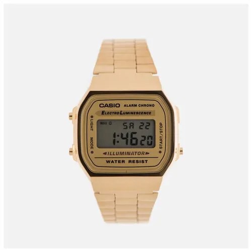 Наручные часы CASIO A168WG-9, золотой, белый